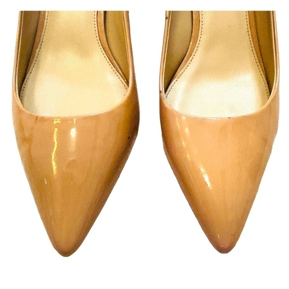 Coach Nude Patent Heels High Heel Pumps SZ 10 - Picture 10 of 13